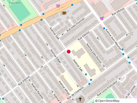 Emplacement de Jean-Nicolet Elementary School au 11235 avenue Salk, Montreal-Nord