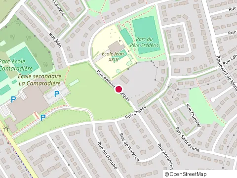 Location of Jean-Xxiii Elementary School at 3690 Rue Antonin-Marquis, Québec
