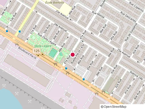 Location of Jerusalem Tropiko at 9153 Pie-Ix Blvd, Montréal