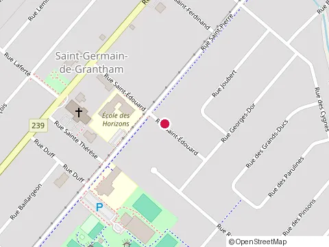 Location of Jesus-Adolescent Ecole at 253 Rue Saint-Édouard, Drummondville