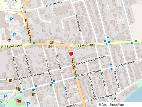 Location of Jinja Massothérapeute at 215 Rue Chapleau, Terrebonne