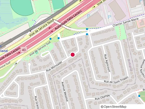 Location of Jk Electrique Inc at 113 Rue Monsadel, Kirkland