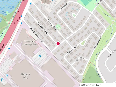 Location of Jk Excavation at 48 Bouchard Rue, Longueuil