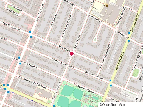 Location of Jl Deco at 1570 Rue Sauriol E, Montréal