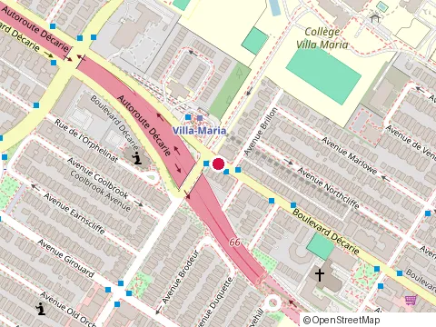 Location of Jm Fiscal at 4373 boulevard Décarie, Montréal