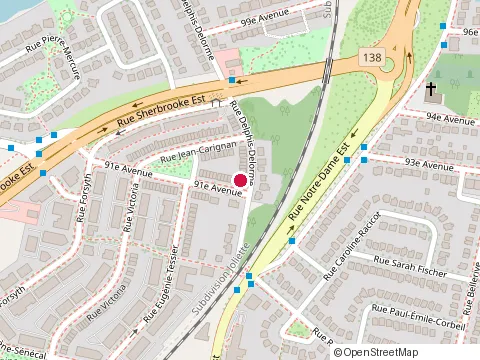 Location of Jm Peinture at 905 91E Av, Pointe-aux-Trembles