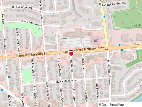 Location of Joanisse Ltée at 194 Rue Harold, Gatineau