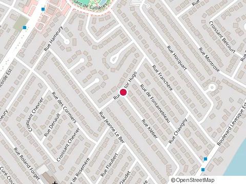 Location of Jocelyne Blais at 540 Rue Kleber, Laval