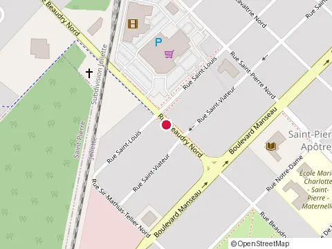 Location of Jodoin Pierre Archit at 95 Rue Beaudry N, Joliette
