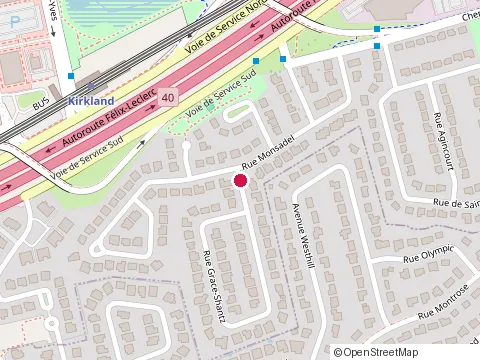 Location of Johanna Coderre at 50 Rue Grace-Shantz, Kirkland