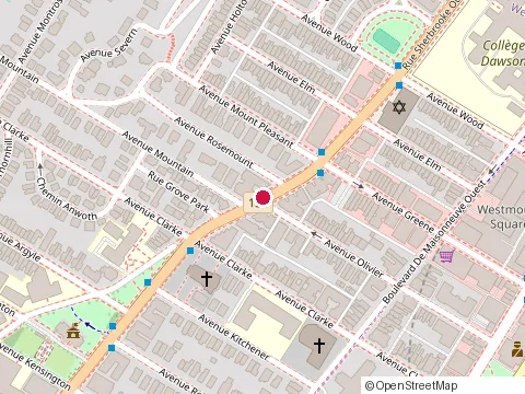 Location of Johanne Hotte & Assoc at 4250 Rue Sherbrooke O, Westmount