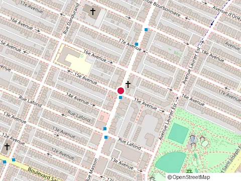 Location of John Knot at 3545 Rue Masson, Montréal