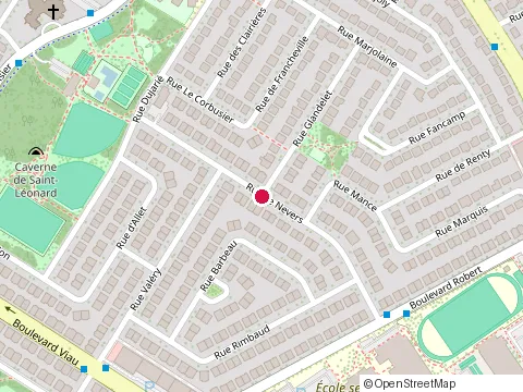 Location of Johnny Béton Inc at 5415 Rue Glandelet, Saint-Léonard