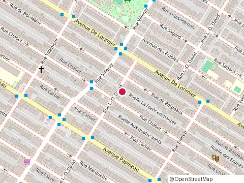 Location of Johnny Sport Bar at 1980 Rue l.-O.-David, Montréal