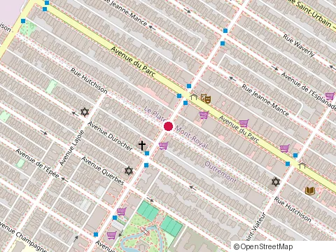 Location of Jojo Pizza at 355 Rue Bernard O, Montréal