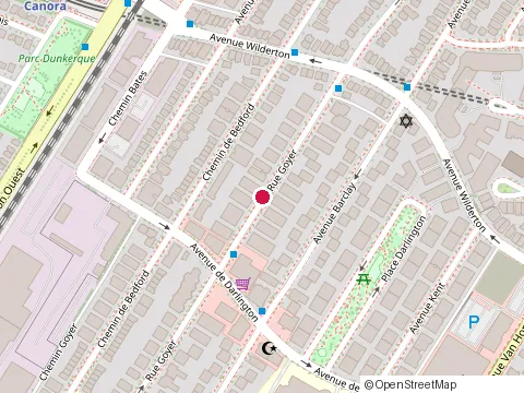 Location of Jolie Aicha at 2888 Goyer, Montréal