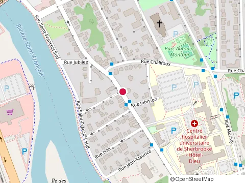 Location of Jonathan Aube Solutions. at Rue Bowen S, Sherbrooke