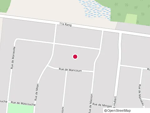Location of Jonathan Roy Construction at 9 Rue de Marieville, Granby
