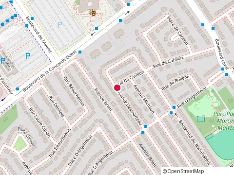 Location of Jonathan Viau Assurances Inc. at 211 avenue Desmarteau, Laval