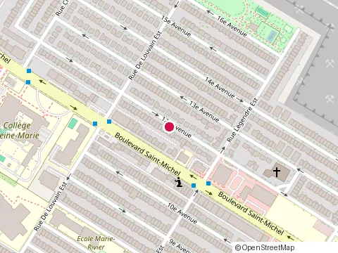 Location of Jose Reyes at 9172 12E Av, Montréal