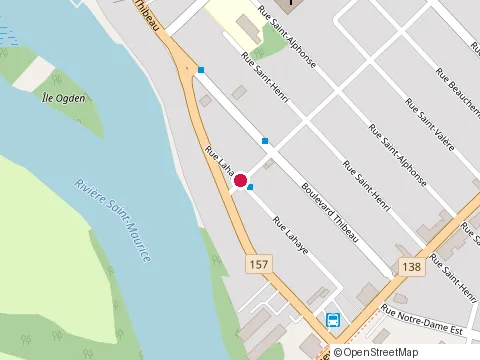 Location of Joss Bar at 2 Rue Lahaye, Trois-Rivières