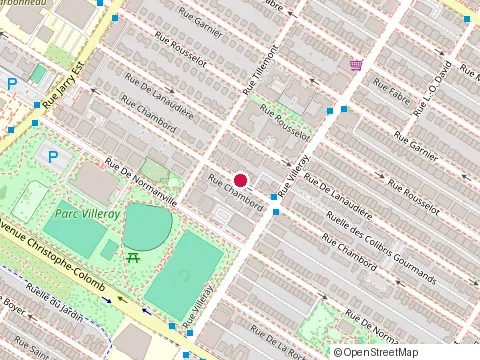 Location of Jp Entretien at 7775 Rue Chambord, Montréal