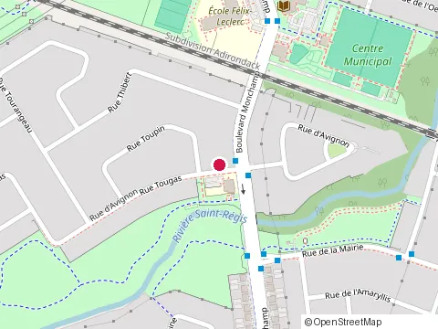 Location of Js Mini Excavation at 30 Tourangeau, Saint-Constant