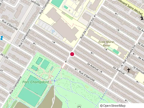 Location of Jsf Peinture at 9121 2E Avenue, Montréal