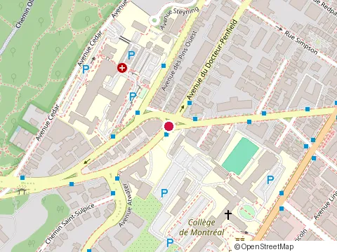 Location of Juan Restaurant at 1611 avenue du Docteur-Penfield, Montréal