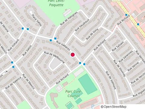 Location of Judel Bureau Comptable at Rue Vallières #2, Laval
