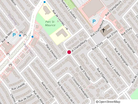Location of Jules Verne Elementary School at 1701 Rue de l'École, Laval