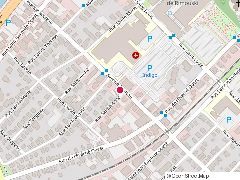 Location of Julien le Peintre at 163  Rue Sainte-Anne, Rimouski
