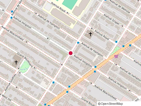 Location of Julien Lu Cpa at 3404 Hingston Ave, Montréal