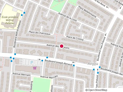 Location of Julien Tremblay Enr at 6120 avenue des Angevins, Anjou