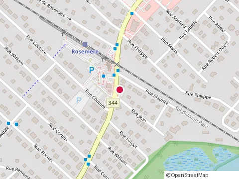 Location of Juneau Francois Dr at 284 chemin de la Grande Cote, Rosemere