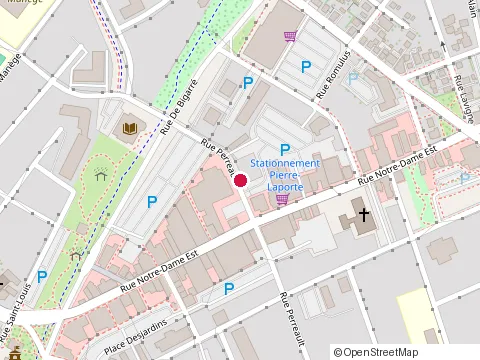 Location of Juneau Guillemette Assurances at 11 Rue Perreault, Victoriaville