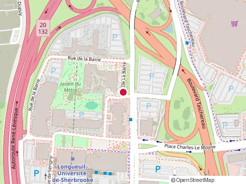 Location of Juris360 at 130 Rue de la Barre, Longueuil