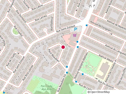 Location of Jussaume Pierre Dr at 4994 Rue Beaubien E, Montréal