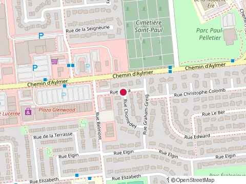 Location of Justin Chartrand at 216 Chem. d'Aylmer, Gatineau
