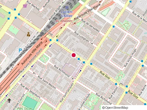 Location of Jv Maintenance Canada Inc at 830 Guy St #8, Montréal