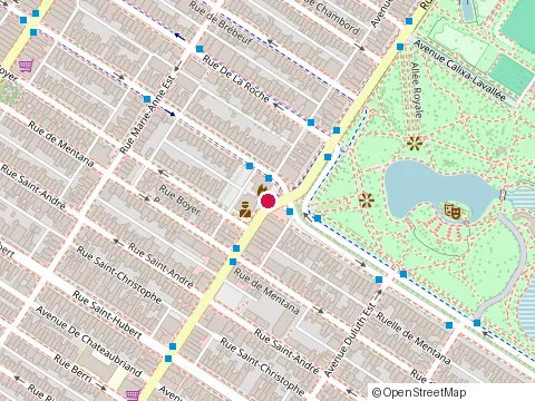 Location of K F Construction Inc at 1037 Rue Rachel E, Montréal