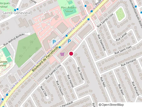 Location of K-Tra Construction at 16014 Rue Eugénie-Tessier, Montréal