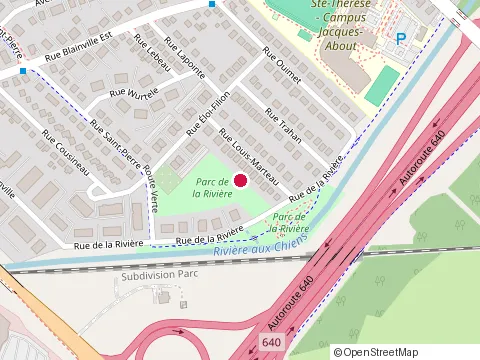 Location of K.J Design Mariam Eshak at 25 Rue Louis-Marteau, Sainte-Thérèse