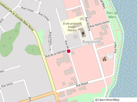 Location of Ka-Fée at 593 Rue Albert, La Baie