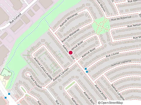 Location of Kaakouna at 2107 Avenue Jessop, Laval