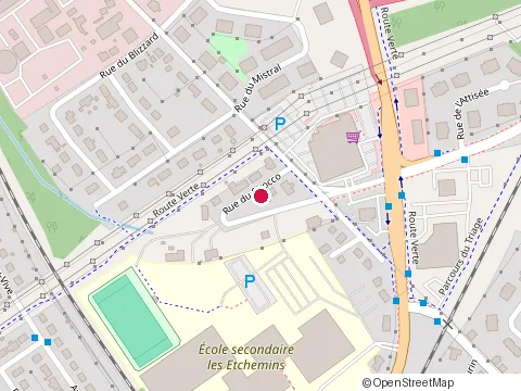 Location of Kafenio at 8085 Rue du Sirocco, Lévis