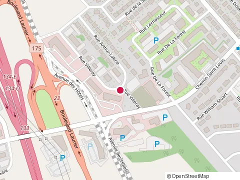Location of Kaleido Services Financiers at 1035 avenue Wilfrid-Pelletier Bur. 500, Québec