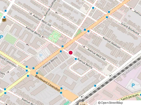 Location of Kamacrete Inc. at 2555 avenue Benny, Montréal