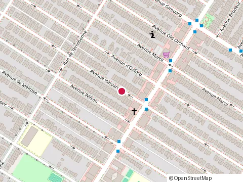 Location of Kan-Doo at 4317 avenue Harvard, Montréal