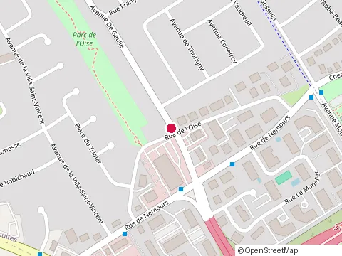 Location of Kangouroo Girl at 5455 avenue de Gaulle, Québec